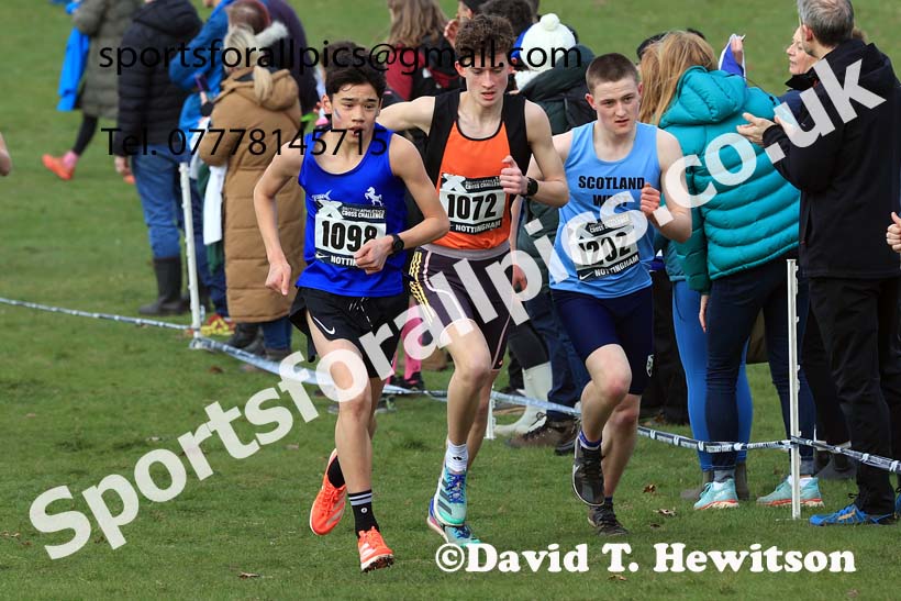 Boys Under-15s, 2024 CAU Inter Counties Cross Country Champs., Wollaton Park, Nottingham. Photo: David T. Hewitson/Sports for All Pics